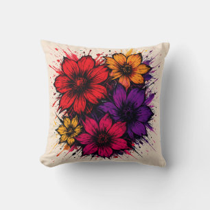 Cojín Decorativo Bloom caos - Floral audaz