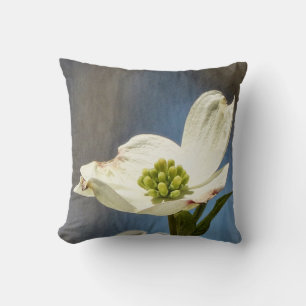Cojín Decorativo Bloom de dogwood blanco