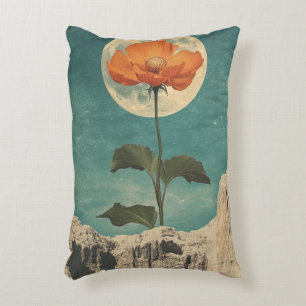 Cojín Decorativo Bloom Naranja iluminado por luna - Encanto de Boho