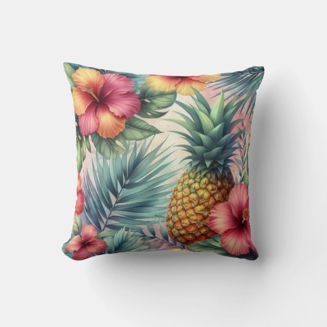 Cojín Decorativo Bloom tropical (Anverso)