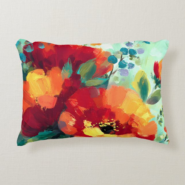 Cojín Decorativo Bloom Vibrant Floral Garden (Anverso)