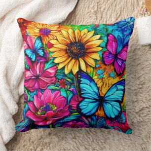 Cojín Decorativo Blooming Butterfly Haven