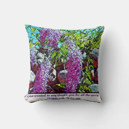 Cojín Decorativo Blooming lilac flower garden