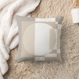Cojín Decorativo Bloques Geométricos Beige – Simples y Elegantes