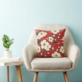 Cojín Decorativo Blossom Nouveau | Arte floral elegante