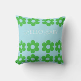 Cojín Decorativo Blossoming Bienvenida: Hola Baby Cushion