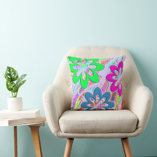 Cojín Decorativo Blossoms de primavera pastel de doble cara