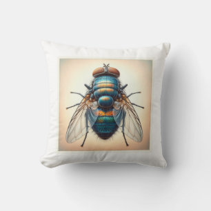Cojín Decorativo Blow Fly Dorsal View 300724IREF209 - Watercolor