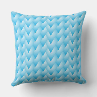 Cojín Decorativo blu strips heart throw pillow