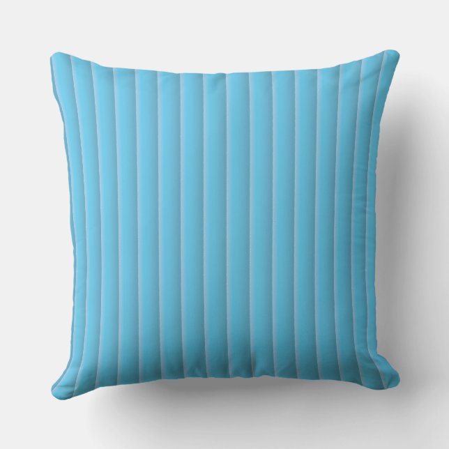 Cojín Decorativo blu strips throw pillow (Reverso )