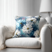 Blue and White Floral
