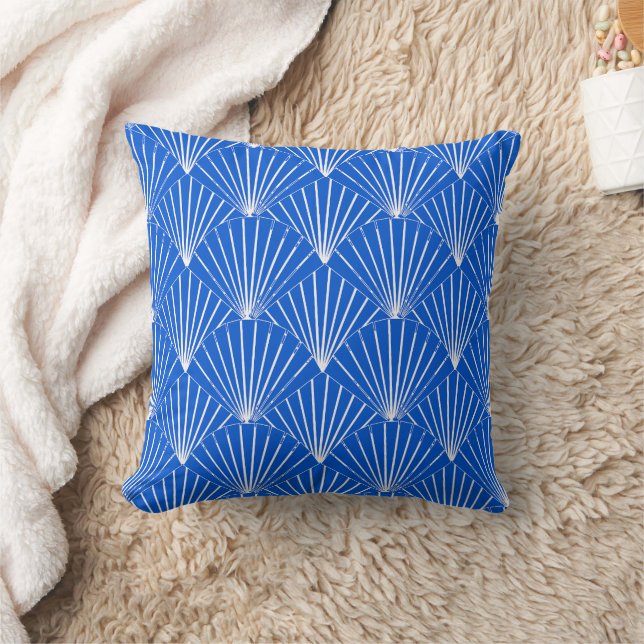 Cojín Decorativo Blue Art Deco Design (Manta)