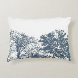 Cojín Decorativo Blue Bottom Trees Boho