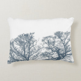 Cojín Decorativo Blue Bottom Trees Tropical Boho