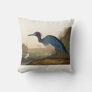 Cojín Decorativo Blue Crane o Heron, 1836, Las aves de América
