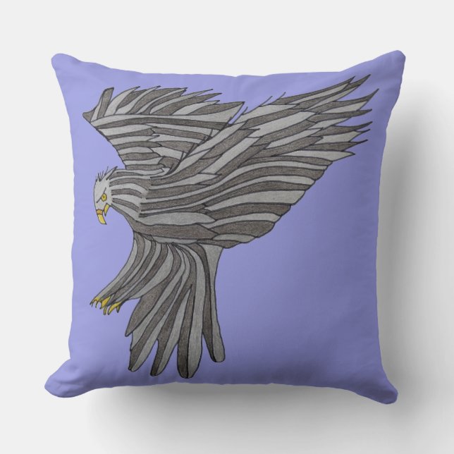 Cojín Decorativo Blue Eagle Pillow (Anverso)