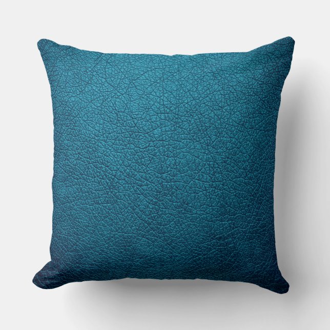 Cojín Decorativo Blue Elegant Leather Look (Anverso)