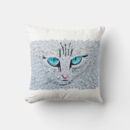 Cojín Decorativo Blue Eyed Fluffy Cat