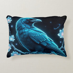 Cojín Decorativo Blue Floral Raven