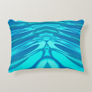 Cojín Decorativo ~ BLUE FLOSS ~ Diseño fractal ~ ~