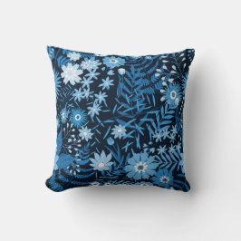 Cojín Decorativo Blue Flowers
