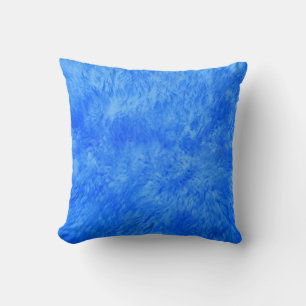 Cojín Decorativo Blue Fur Frenzy
