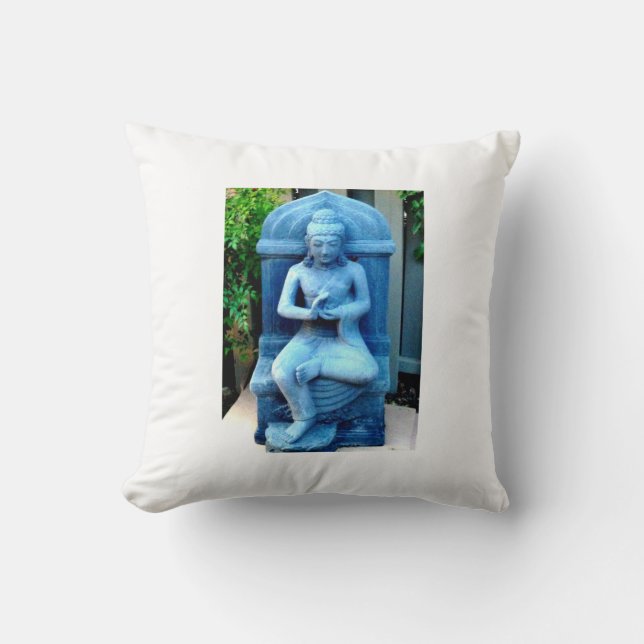 Cojín Decorativo Blue Garden Buddha Pillow (Anverso)