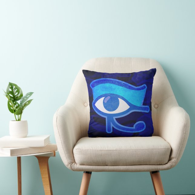 Cojín Decorativo Blue Horus Eye (Silla)