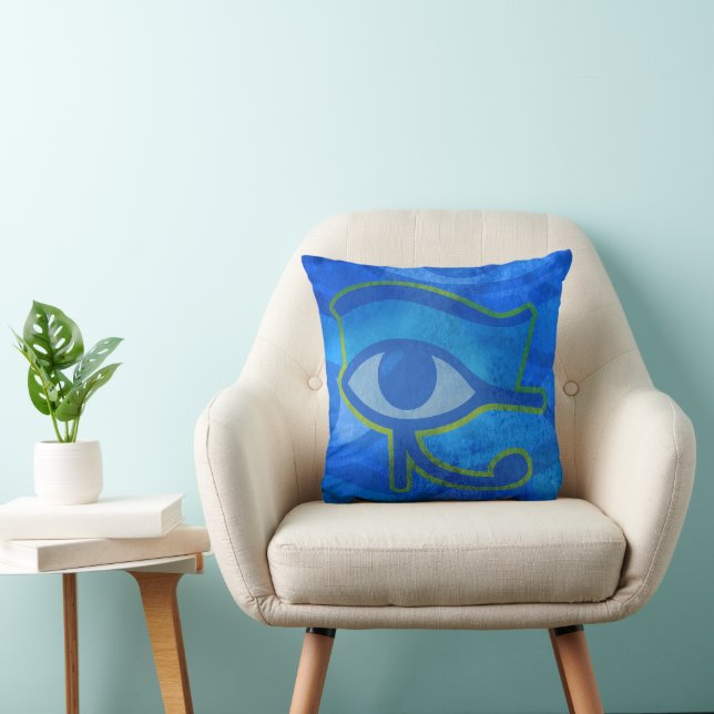 Cojín Decorativo Blue Horus Eye (Silla)