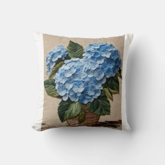 Cojín Decorativo Blue Hydrangea Elegance