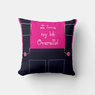 Cojín Decorativo Blue Jean Bib Overalls PILLOW