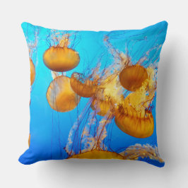 Cojín Decorativo Blue ocean amarillo medusa