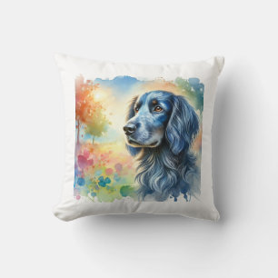 Cojín Decorativo Blue Picardy Spaniel 050824AREF118 - Watercolor