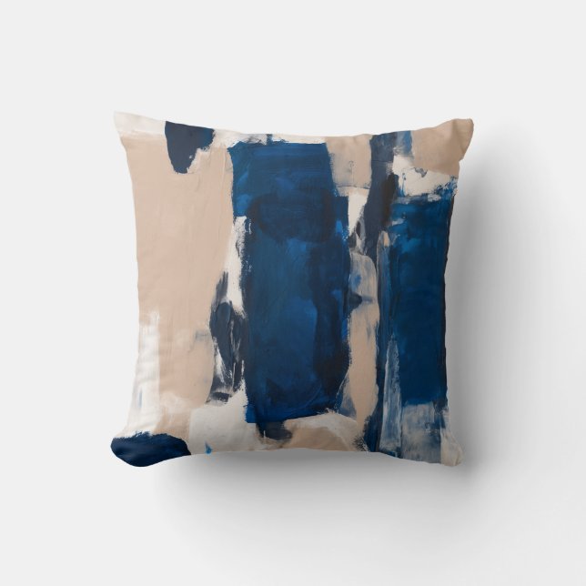 Cojín Decorativo Blue Pulse of Stillness (Anverso)