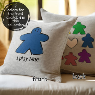 Cojín Decorativo Blue Rainbow Meple Board Game Love