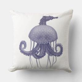 COJÍN DECORATIVO BLUE SEAHORSE JELLYFISH 