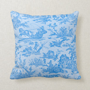 Cojín Decorativo Blue Toile
