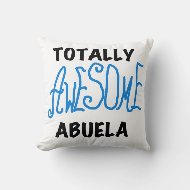 Cojín Decorativo Blue Totalmente Awesome Abuela Gifts (Anverso)