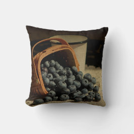 Cojín Decorativo Blueberries en la cesta - Serie de Stills del Viej