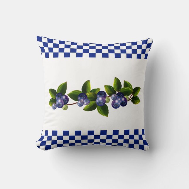 Cojín Decorativo Blueberries Pillow (Anverso)