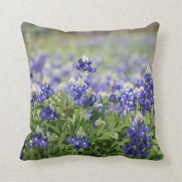 Cojín Decorativo Bluebonnets de Tejas (amor de Tejas!)