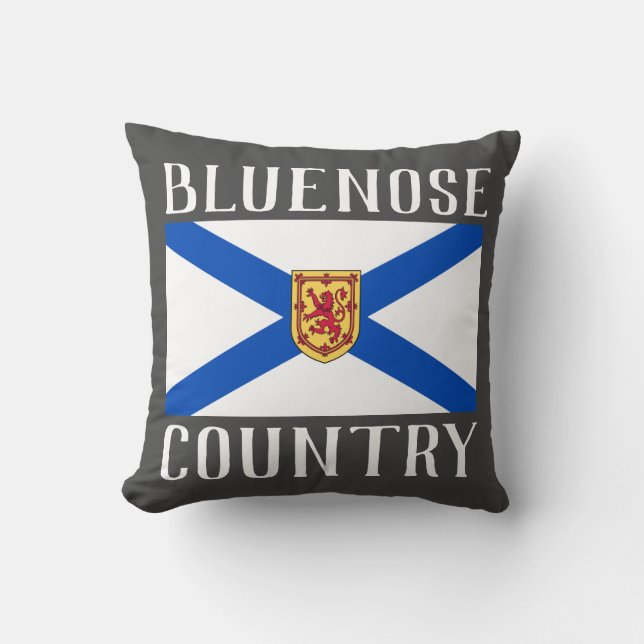 Cojín Decorativo Bluenose Country East Coast Nova Scotia pillow (Anverso)