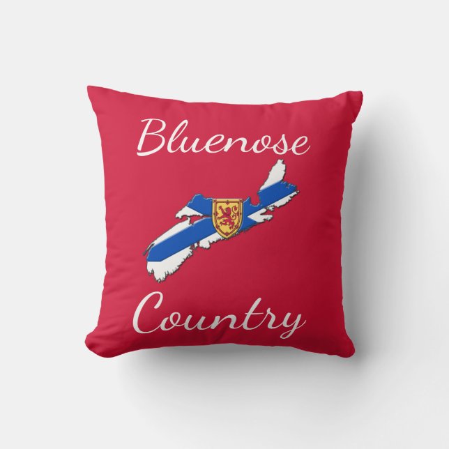 Cojín Decorativo Bluenose Country East Coast Nova Scotia pillow (Anverso)