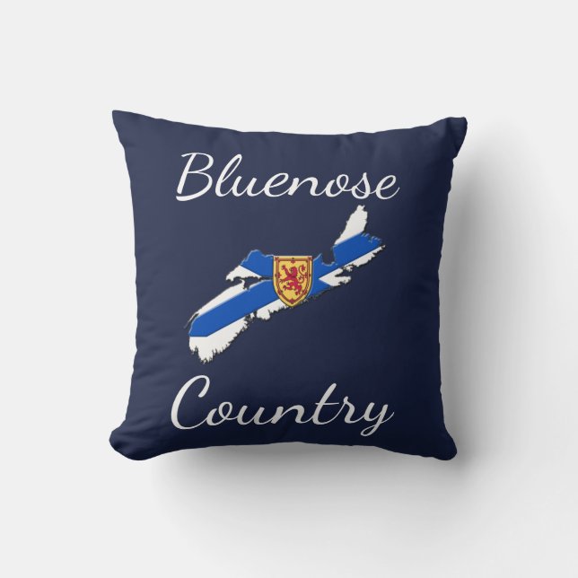 Cojín Decorativo Bluenose Country East Coast Nova Scotia pillow (Anverso)