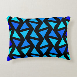 Cojín Decorativo Blues del patrón abstracto