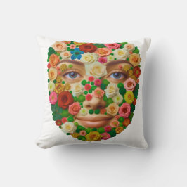 Cojín Decorativo Blumengesicht