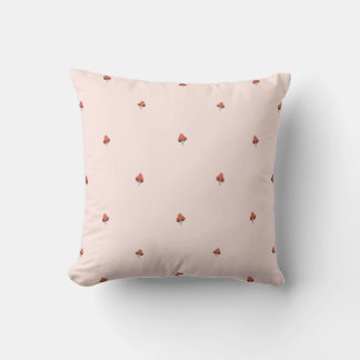 Cojín Decorativo Blush Minimal Mushroom Geometric Nursery Pillow