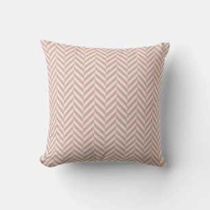 Cojín Decorativo Blush Rosa Espiga Geométrica