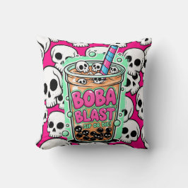 Cojín Decorativo Boba Blast – Sip or Die!