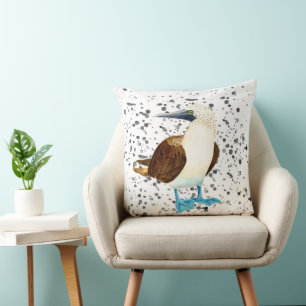Cojín Decorativo Bobbie Pillow de pájaro azul